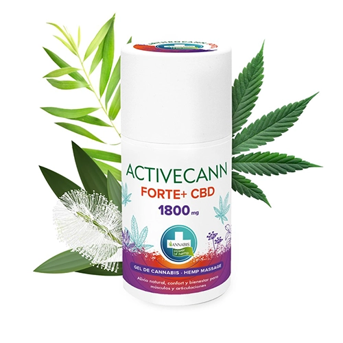 gel de masaje con CBD Activecann Forte 1800 mg Annabis